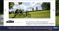 Desktop Screenshot of ktmteam.hu